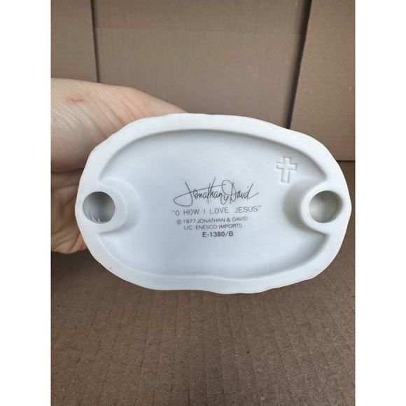 Precious Moments Porcelain Figurine E-1380/G Indian Girl In Orig Box 1980 - Picture 7 of 7